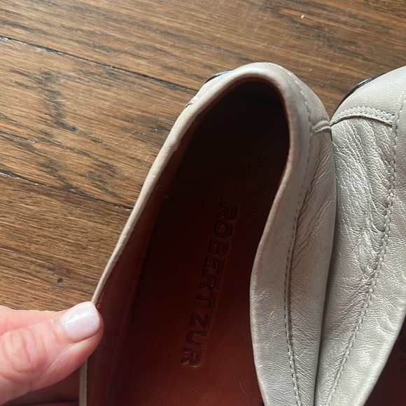 Robert  Zur Metallic Driving Loafers Size 10 - Picture 2 of 6